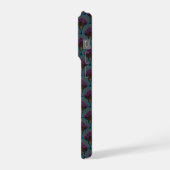 Japanese art deco style_Midnight iPhone Hülle (Linke Seite)