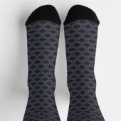 Japanese art deco style_Midnight Socken (Oben)