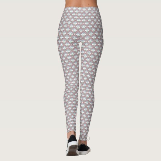 Japanese art deco style_Spring Leggings (Rückseite)