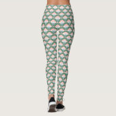 Japanese art deco style_Tropical Leggings (Rückseite)