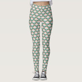 Japanese art deco style_Tropical Leggings (Vorderseite)