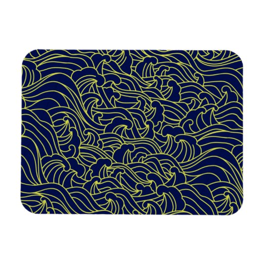 Japanese Art Pattern Magnet (Horizontal)