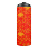 Japanese Art Pattern Tumbler Thermosbecher (Vorderseite)