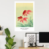 Japanese Art Print - Ohara Koson - Goldfish Poster (Heimbüro)