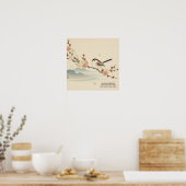 Japanese Art Wall Decor for Nurses – Cute Bird  Poster (Küche)