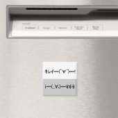 Japanese ASCII Art「キレイー!」&「キタネー!」dishwasher magnet (In Situ (Geschirrspüler))