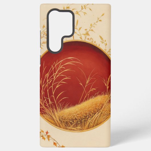 Japanese Autumn Moon Phone Case Samsung Galaxy Hülle (Rückseite)