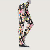 Japanese Background with Cherry Blossoms and Balls Leggings (Rechts)