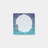 Japanese Bakeneko Cat Yokai Splattered Post-it Klebezettel (Vorderseite)