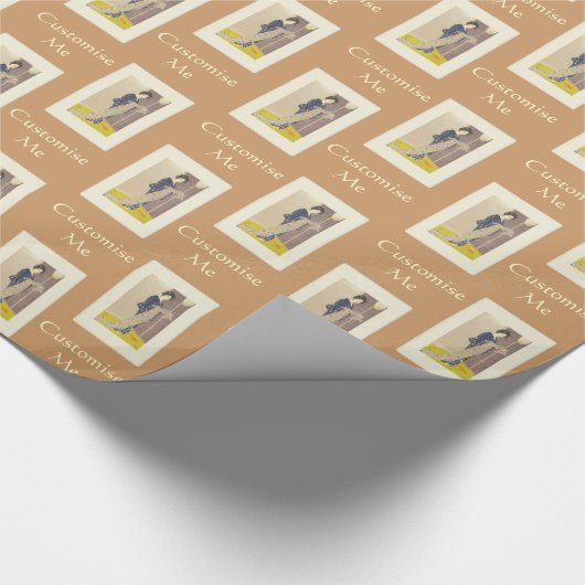 Japanese Beauty in Summer Kimono Geschenkpapier (Ecke)