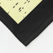 Japanese Black Cat On Trex Funny Ukiyo-e Boys Kids Fleecedecke (Ecke)