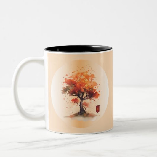Japanese Blossom Zweifarbige Tasse (Links)