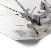 Japanese Blue Bellflower, Hokusai, Ukiyo-e Poster (Ecke)