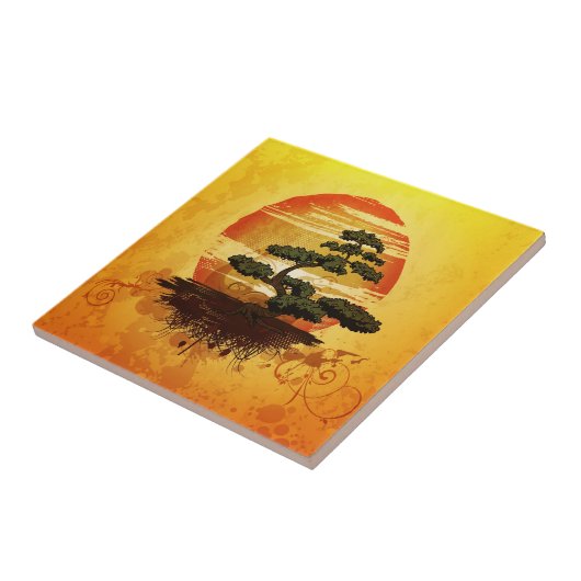 Japanese Bonsai Tree Fliese (Seite)