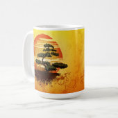 Japanese Bonsai Tree Kaffeetasse (Vorderseite Links)