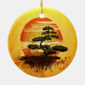 Japanese Bonsai Tree Keramikornament (Hinten)