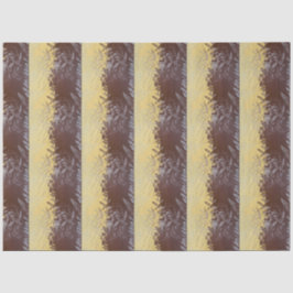 Japanese Botanical Minimal Leaves Soft Gold Light Seidenpapier