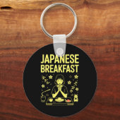 Japanese Breakfast Zen Morning Miso Rice Tea Graph Schlüsselanhänger (Vorderseite)