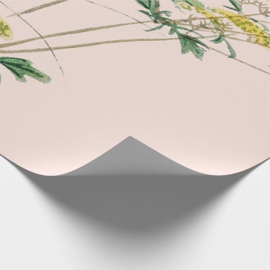 JAPANESE BUTTERFLY-BLUME Packpapier (Ecke)