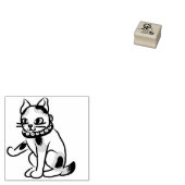 Japanese Calico Rubber Stamp Gummistempel (Stempel)