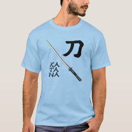 Japanese Calligraphy Sword T-Shirt