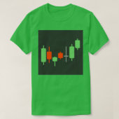 japanese candlestick graph T-Shirt (Design vorne)