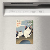 Japanese Cats Blossom Tree Magnet (In Situ (Geschirrspüler))
