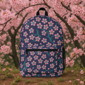 Japanese cherry blossom sakura blossoming flowers bedruckter rucksack
