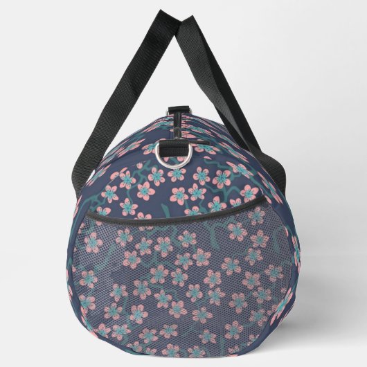 Japanese cherry blossom sakura blossoming flowers duffle bag (Rechts)