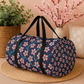Japanese cherry blossom sakura blossoming flowers duffle bag