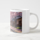 Japanese Cherry Blossom Sakura Mug - Day & Night S Jumbo-Tasse (Rechts)