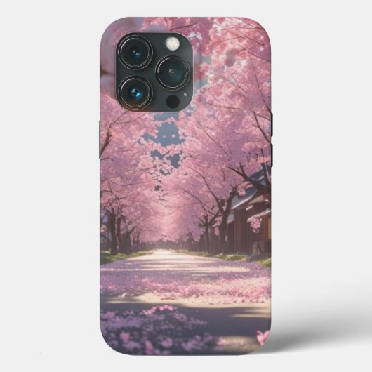 Japanese Cherry Blossom Sakura Phone Case - Day (Rückseite)
