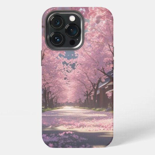 Japanese Cherry Blossom Sakura Phone Case - Day iPhone Hülle (Hinten)