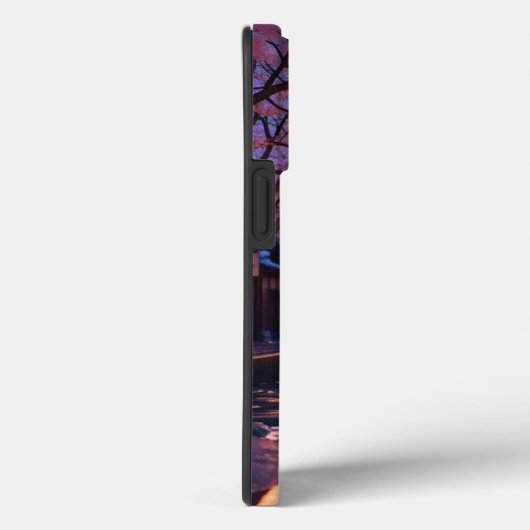 Japanese Cherry Blossom Sakura Phone Case - Night (Rückseite / Rechts)