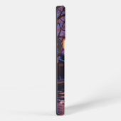 Japanese Cherry Blossom Sakura Phone Case - Night iPhone Hülle (Rechte Seite)