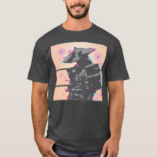 Japanese Cherry Blossom Samurai Katana Sword (2) T-Shirt