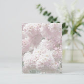 Japanese Cherry Blossoms Floral Stationery Paper (Stehend Vorderseite)