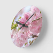 Japanese cherry blossoms runde wanduhr (Winkel)