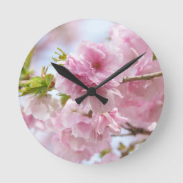 Japanese cherry blossoms runde wanduhr