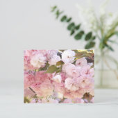 Japanese Cherry Postkarte (Stehend Vorderseite)
