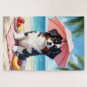 Japanese Chin Beach Relax Scene Puzzle (Horizontal)