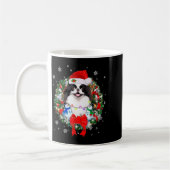 Japanese Chin Christmas Wreath Decoration Xmas Paj Kaffeetasse (Links)