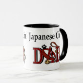 Japanese Chin Dad Ohrts Tasse (VorderseiteRechts)
