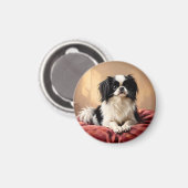 Japanese Chin Magnet (Vorderseite/Rückseite)