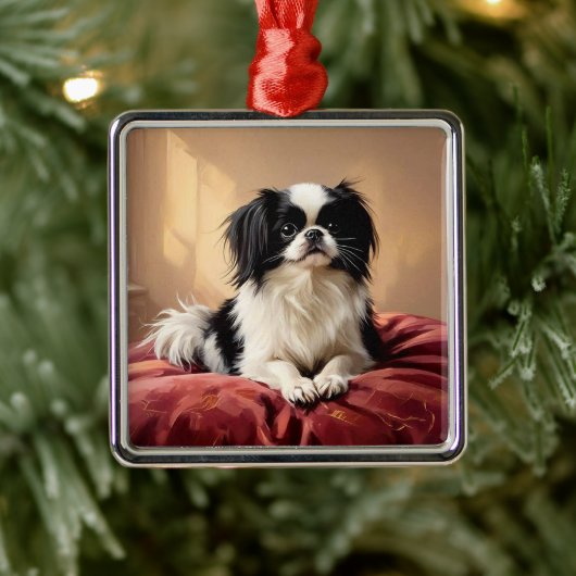 Japanese Chin Ornament Aus Metall (Baum)