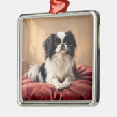 Japanese Chin Ornament Aus Metall (Links)