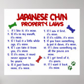 JAPANESE CHIN PL2 POSTER (Vorne)