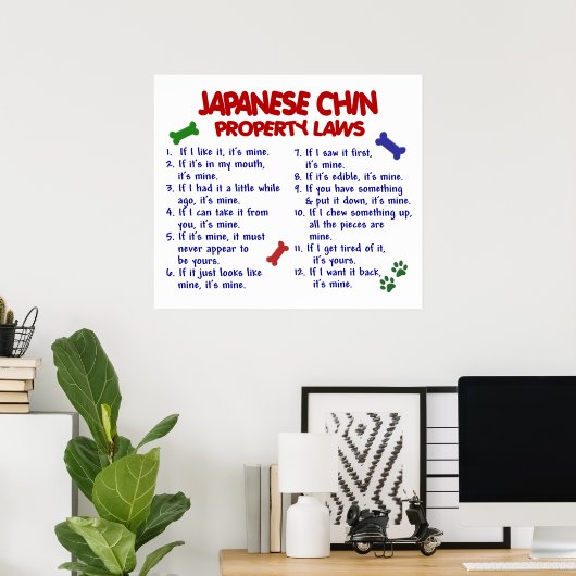 JAPANESE CHIN PL2 POSTER (Heimbüro)