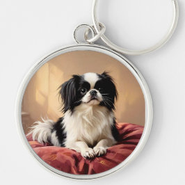 Japanese Chin Schlüsselanhänger