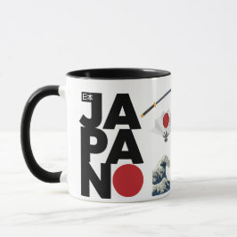 Japanese Coffee Mug, Kanji Mug, Japan Mug Tasse